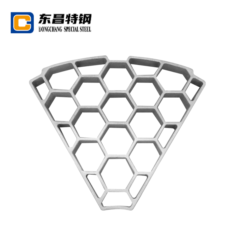 Fan Shaped honeycomb foramen Material Tray Castings
