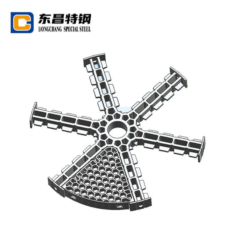 High Temperature Heat-Resistentes Steel Mittentes Tray Castings